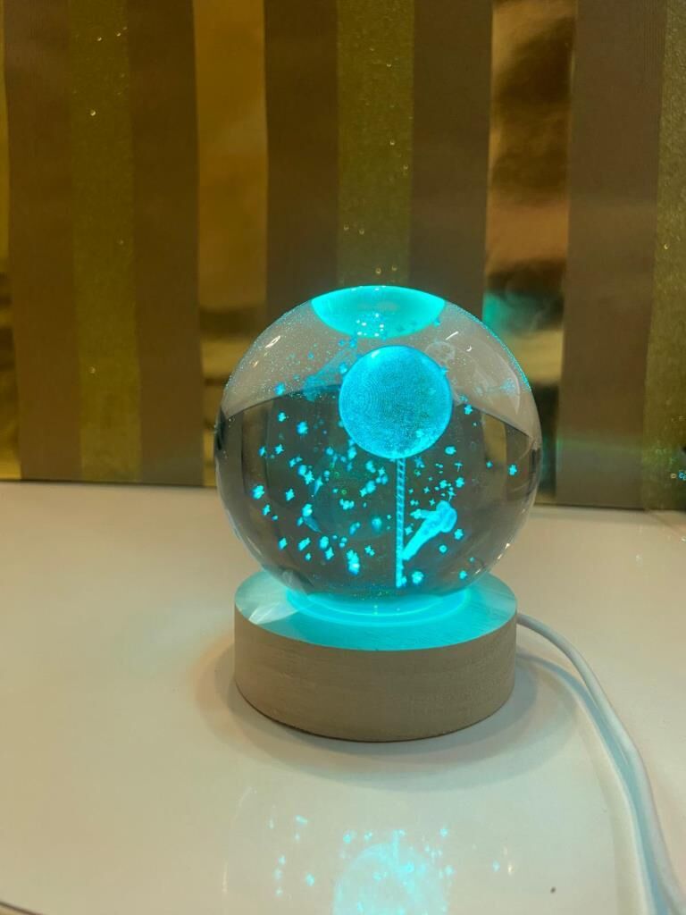 ASTRONOT CAM IŞIKLI DEKORATİF KÜRE 7CM