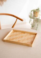WICKER BAMBU TEPSİ 31X25CM