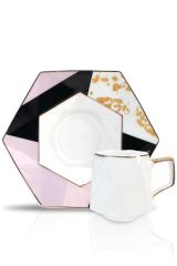 GEOMETRİK DESEN2 6'LI TÜRK KAHVESİ FİNCANI