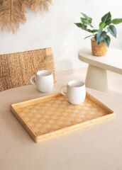 WICKER BAMBU TEPSİ 40X31CM