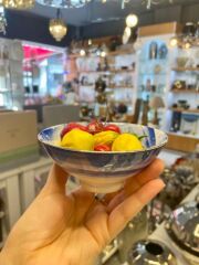 MAVİ ALTIN 6'LI KASE/ÇEREZLİK 12CM