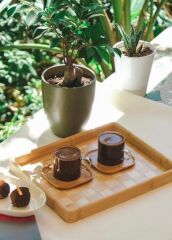 WICKER BAMBU TEPSİ 31X25CM