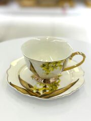 FIORE SARI TEK KİŞİLİK ÇAY FİNCANI