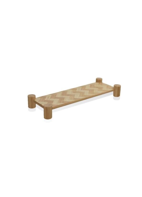 WICKER BAMBU TEPSİ/STAND 33X12CM