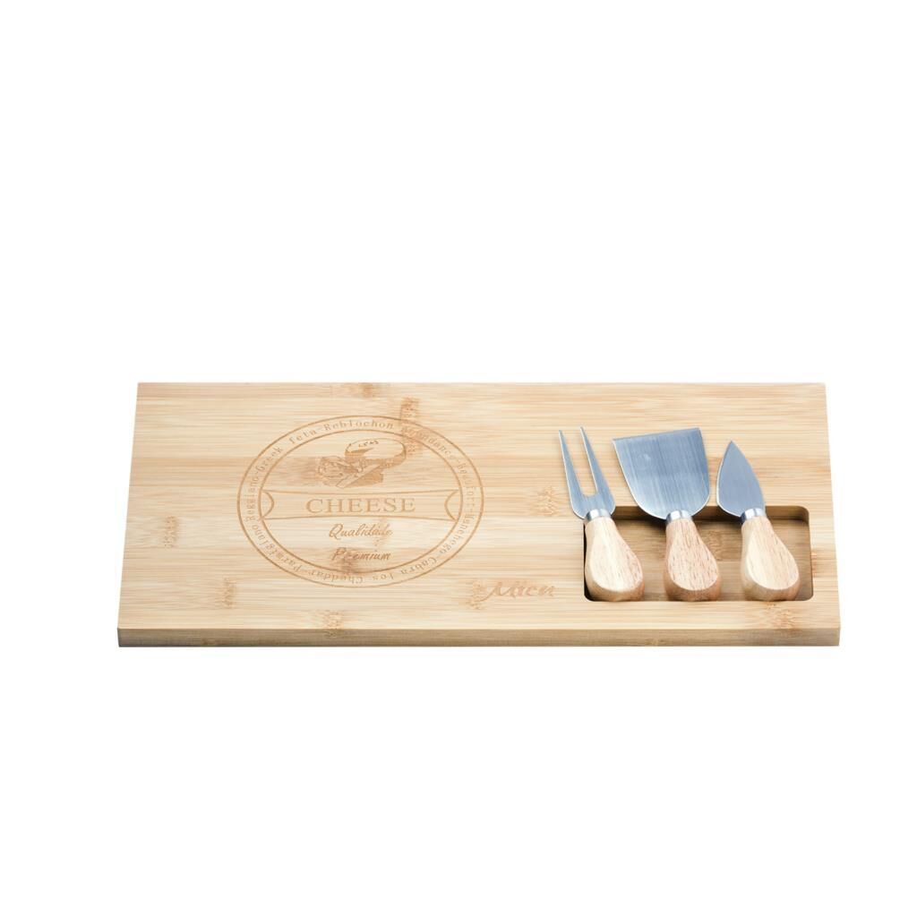 BAMBU 4 PARÇA PEYNİR SETİ