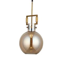 LAGOS ALTIN YUVARLAK TEKLİ AVİZE