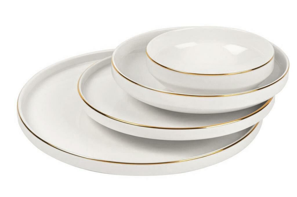 GOLD MODERN 6 KİŞİLİK 24 PARÇA YEMEK TAKIMI
