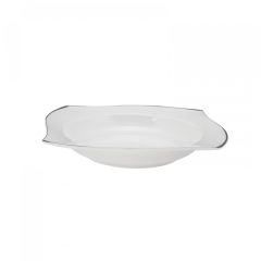 WHITE PLATIN 60 PARÇA YEMEK TAKIMI KARE