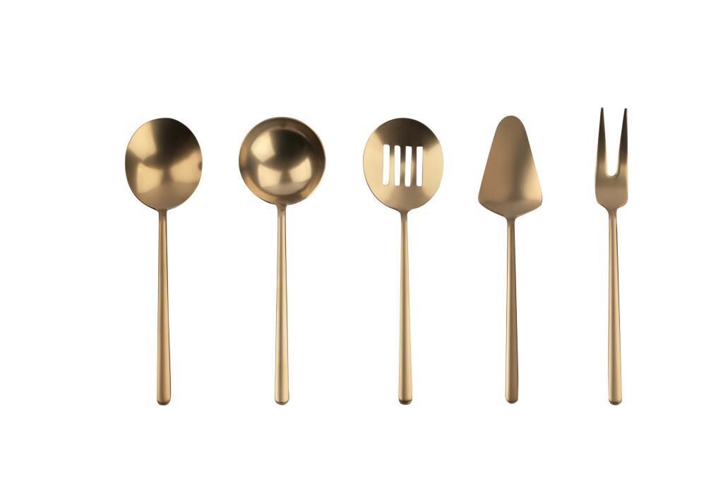 ALLEGRA MAT GOLD 5 PARÇA SOS SERVİS SETİ