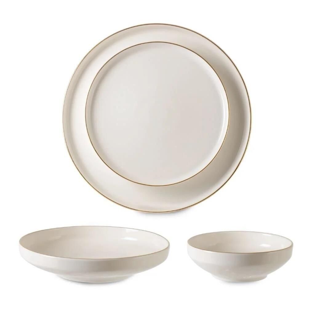 HELEN GOLD 6 KİŞİLİK 24 PARÇA YEMEK TAKIMI