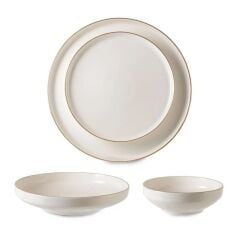 HELEN GOLD 6 KİŞİLİK 24 PARÇA YEMEK TAKIMI