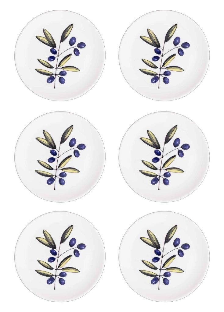 OLİVOS 6'LI SERVİS TABAK 26CM