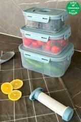 SEOUL TAZE ÜRÜN SAKLAMA KABI 4'LÜ SET