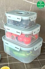 SEOUL TAZE ÜRÜN SAKLAMA KABI 4'LÜ SET