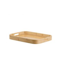 BAMBU DİKDÖRTGEN TEPSİ 40x28x5 CM