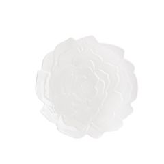 ÇİÇEK KABARTMA TEKLİ SERVİS TABAK 25CM