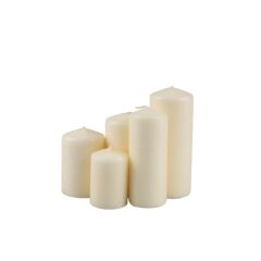 KREM KÜTÜK MUM 5'Lİ SET