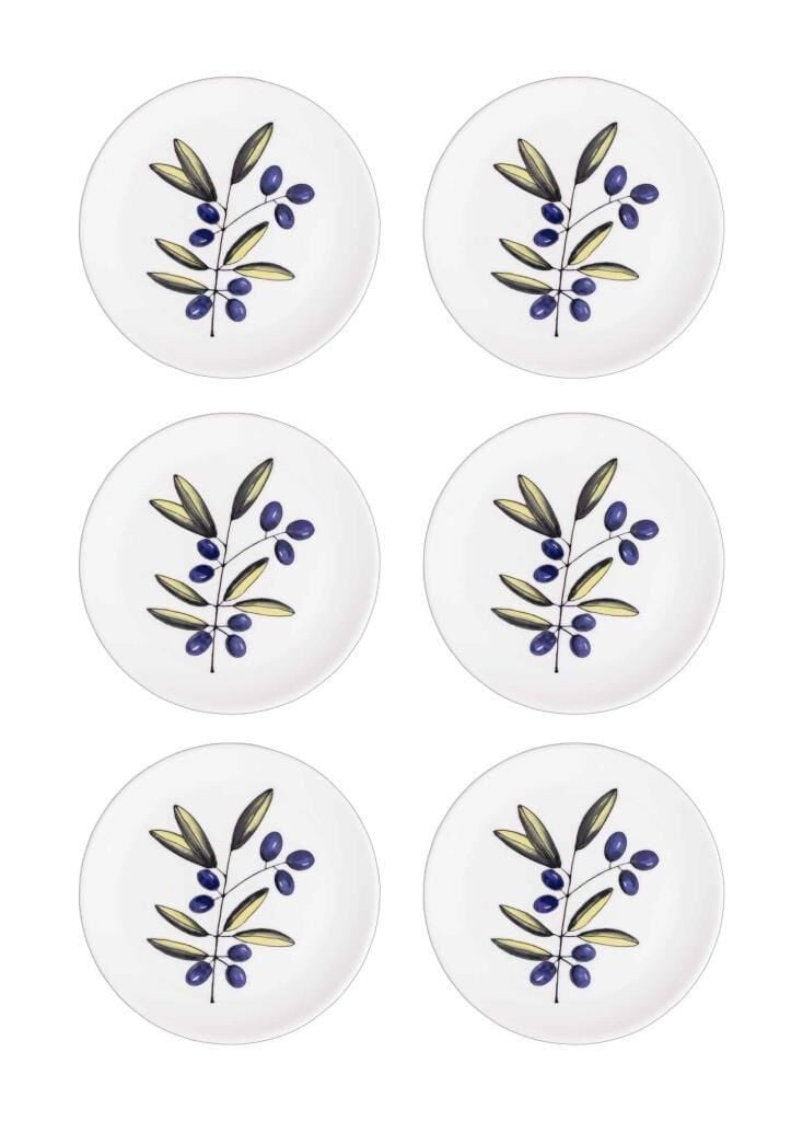 OLİVOS 6'LI PASTA TABAK 19CM