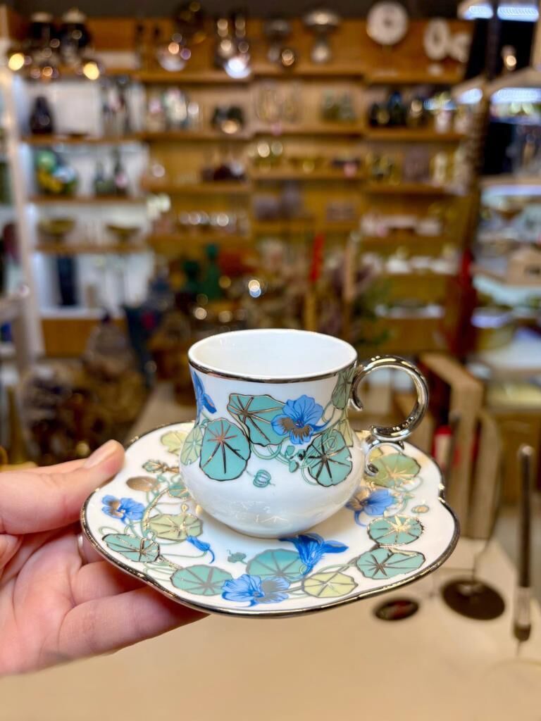 GLACIA MAVİ 6 KİŞİLİK TÜRK KAHVESİ FİNCANI