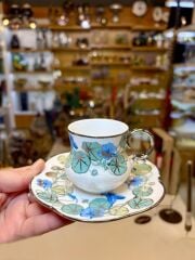 GLACIA MAVİ 6 KİŞİLİK TÜRK KAHVESİ FİNCANI