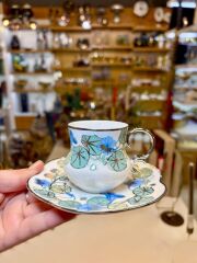 GLACIA MAVİ 6 KİŞİLİK TÜRK KAHVESİ FİNCANI