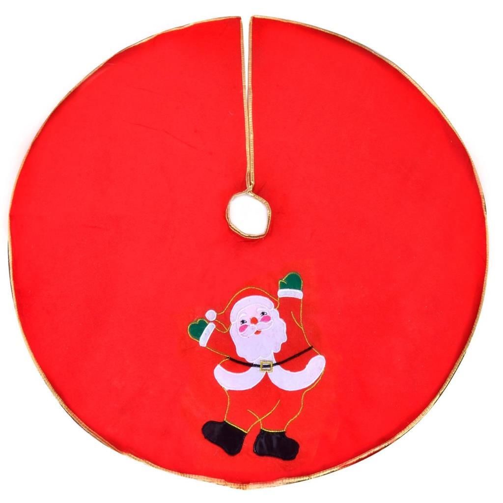 KIRMIZI NOEL BABA AĞAÇ ÖRTÜSÜ 1M