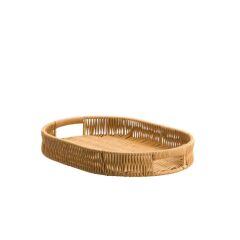 SENTETİK HASIR OVAL TEPSİ 33CM