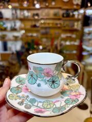 GLACIA PEMBE TEK KİŞİLİK TÜRK KAHVESİ FİNCANI