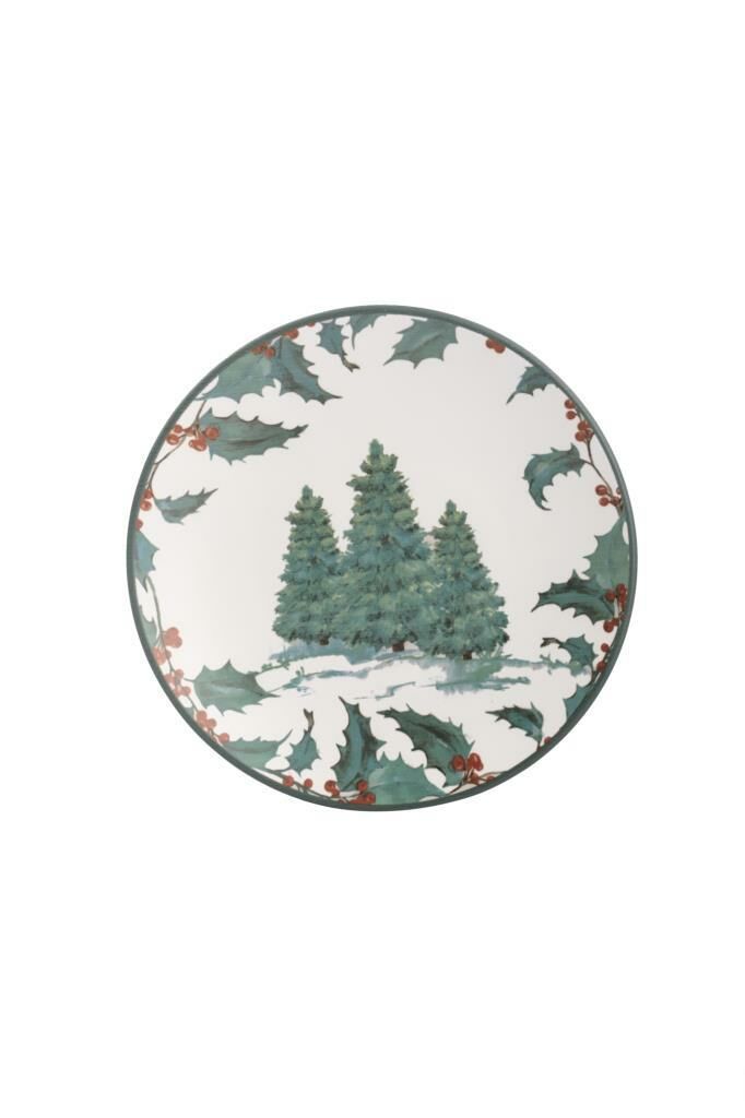 ÇAM YILBAŞI TEKLİ PASTA TABAK 20CM