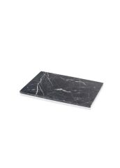 MERMER SİYAH DİKDÖRTGEN SERVİS TABAK 30X20CM