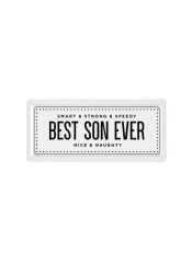 BEST SON EVER DİKDÖRTGEN SERVİS/SUNUM TABAK 35X16CM
