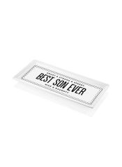BEST SON EVER DİKDÖRTGEN SERVİS/SUNUM TABAK 35X16CM