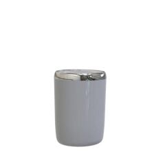 LİMA DEKORLU ÇÖP KOVASI KROM GRİ