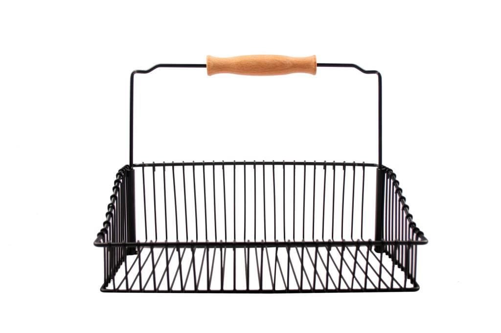 SİYAH METAL SEPET 30CM