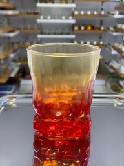 DUOS TURUNCU TEKLİ KISA MEŞRUBAT BARDAK