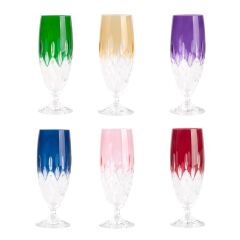 6 RENK KRİSTAL AYAKLI 6'LI UZUN KADEH DESEN2