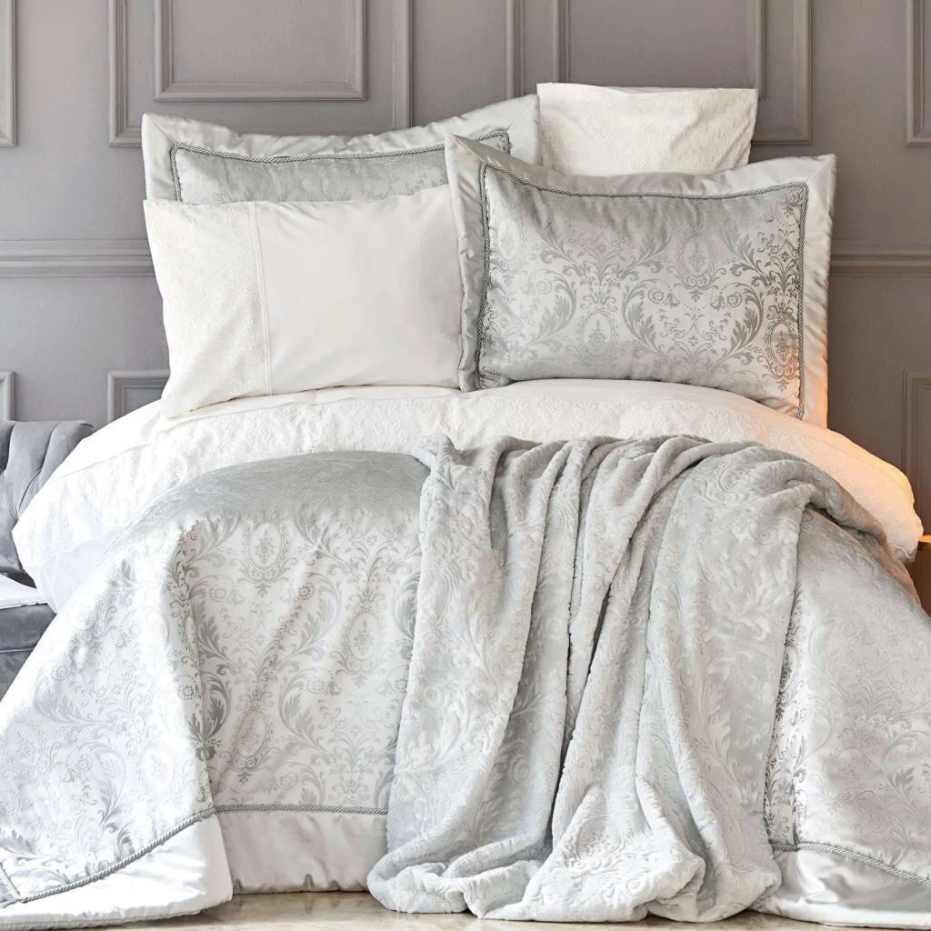 KARACA HOME SILVIO GRİ 10 PARÇA ÇEYİZ SETİ