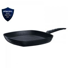 BIO DIAMOND ANTIBAKTERİYEL KULP GRILL TAVA 28CM