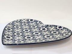 İZNİK SERİSİ KALP TABAK 20 CM