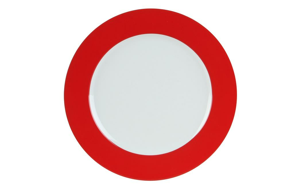 KIRMIZI DÜZ TABAK 20cm