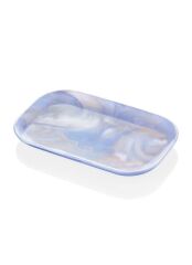 TAJ MERMER MAVİ DİKDÖRTGEN SUNUM/SERVİS TABAK 18CM