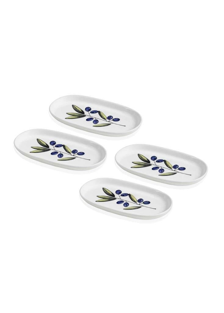 OLİVOS OVAL 4'LÜ SERVİS TABAK 21CM
