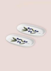 OLİVOS OVAL 2'Lİ SERVİS TABAK 26CM