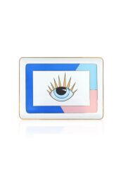 EYE DEKORATİF TABAK 27X20CM