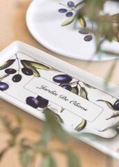 OLİVOS DİKDÖRTGEN SERVİS TABAK 35X16CM