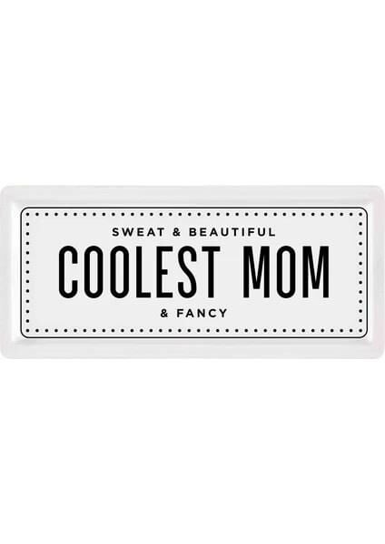 COOLEST MOM DİKDÖRTGEN SERVİS/SUNUM TABAK 35X16CM