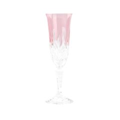 PEMBE KRİSTAL AYAKLI TEKLİ FLÜT KADEH