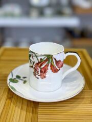 ARİA BEYAZ TEK KİŞİLİK TÜRK KAHVESİ FİNCANI