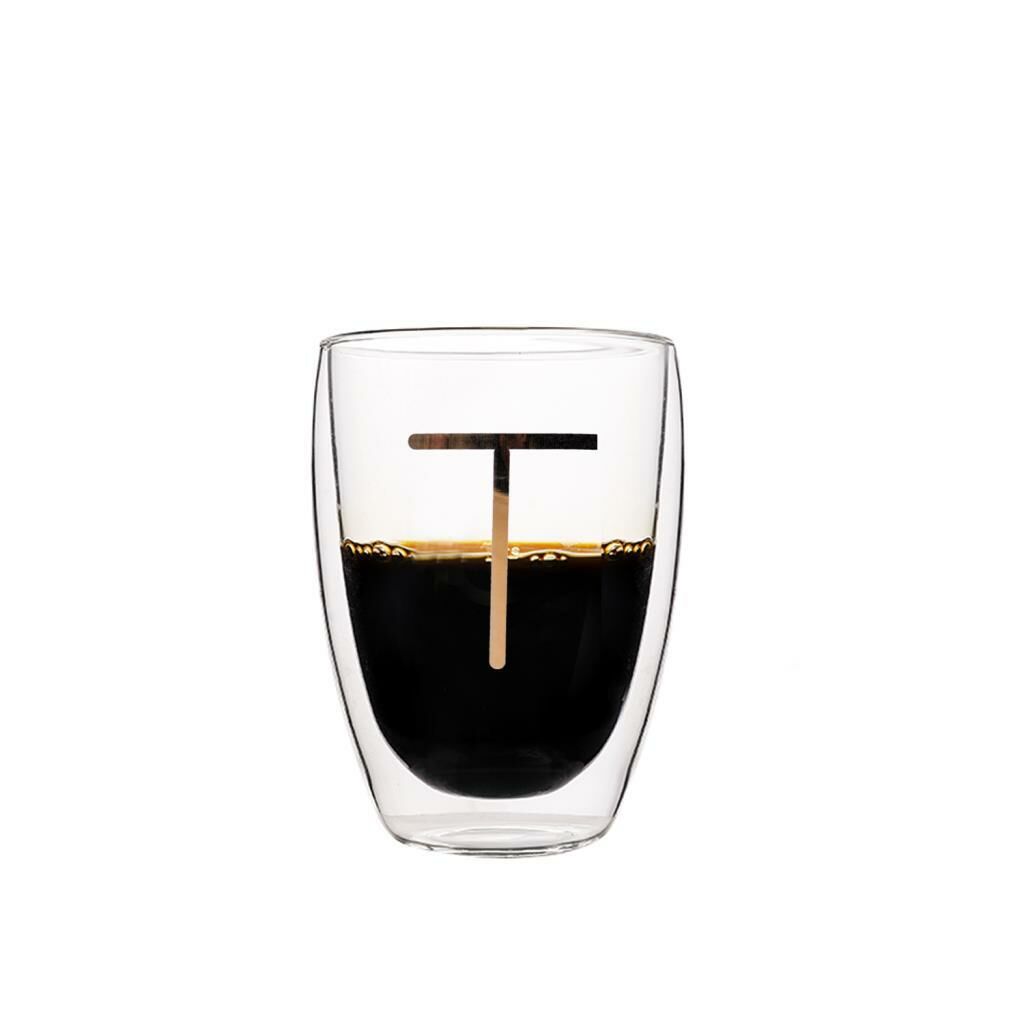 ÇİFT CİDARLI T HARFİ BARDAK 300ML