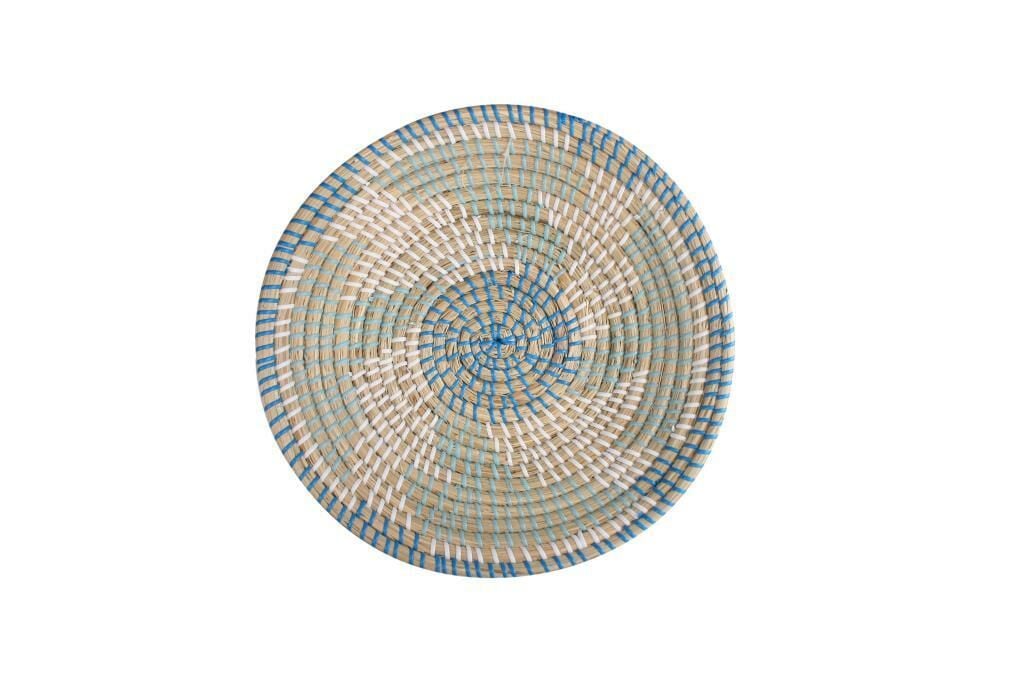 HASIR DUVAR SÜSÜ LACİVERT MAVİ 35CM